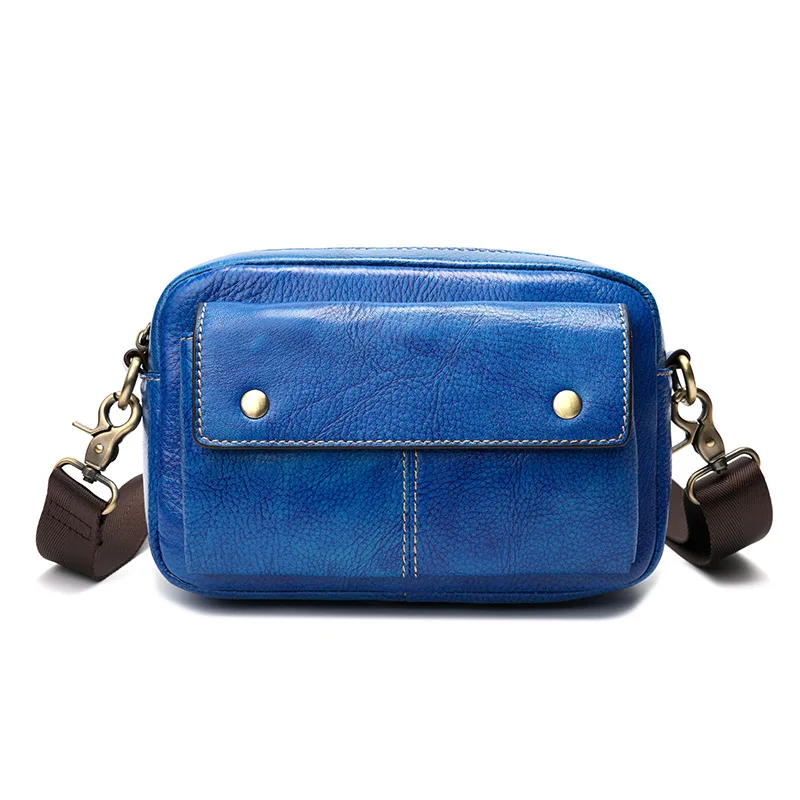 

BISON DENIM 2021 Fashion Men's Shoulder Bag Genuine Leather Messenger Bags High capacity Design Crossbody Bags for Men XB147