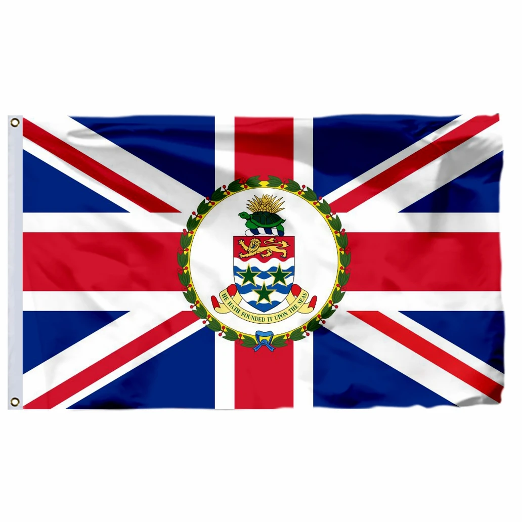 

British Governor Cayman Islands Flag 90X150CM 3X5FT 4X6FT Double Stitched High Quality Banner Free Shipping