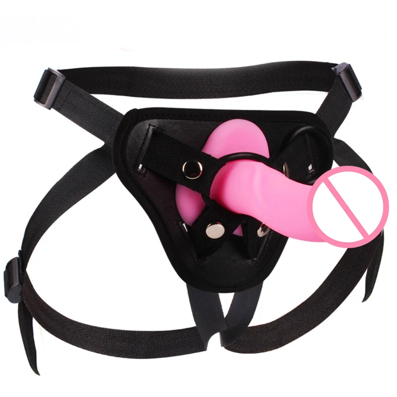 Женские носки силиконовый фаллоимитатор PU кожаный бондаж ролевая игра ремешок