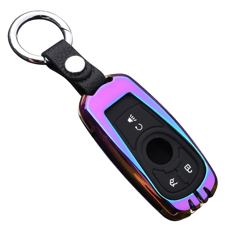2019 цинковый сплав + силиконовый автомобильный защитный чехол для ключа полное