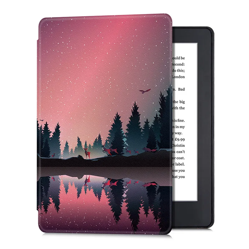 Nightfall BOZHUORUI чехол для 6," Kobo Aura H2O Edition 2 электронные книги ридер-Модный Цветной Магнитный смарт-чехол с автоматическим выключением/пробуждением - Цвет: Nightfall