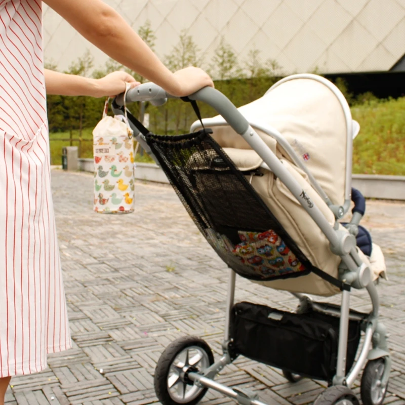 

Practical Baby Infant Stroller Mesh Bottle Diaper Storage Organizer Bag Holder C5AF