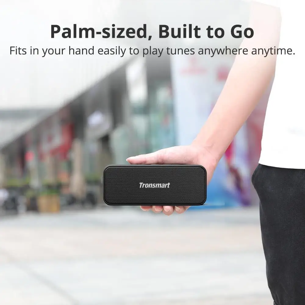 Беспроводная колонка Tronsmart T2 Plus Bluetooth 5 0 TWS динамик 20 Вт Портативная 24 часа IPX7