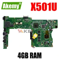 x501u motherboard with 4gb ram for asus x501u laotop mainboard 15 6 inch