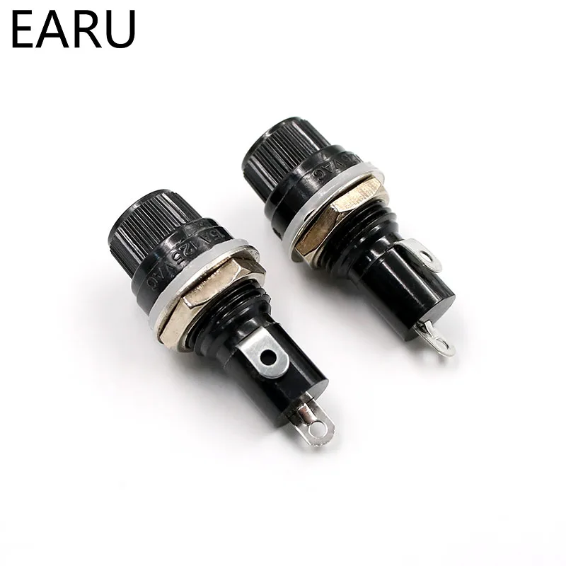 5 шт./лот 5*20 мм 6*30 стеклянные держатели предохранителей 5x20 6x30 держатель