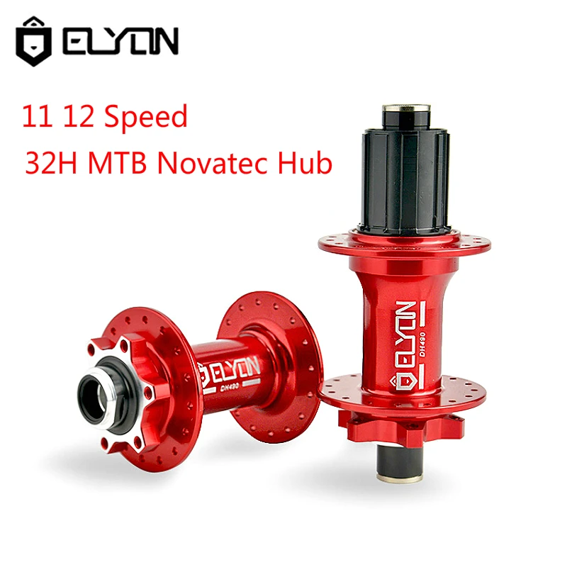 Ступица велосипедная ELYON 32 H Novatec ступица дискового тормоза для горного