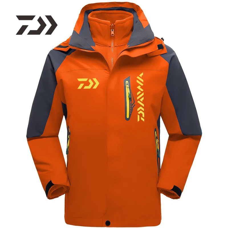 

Daiwa Fishing Clothing Jacket Winter Autumn Fishing Clothes Outdoor Camping Climbing Windproof Waterproof Warm Fishing Hooded