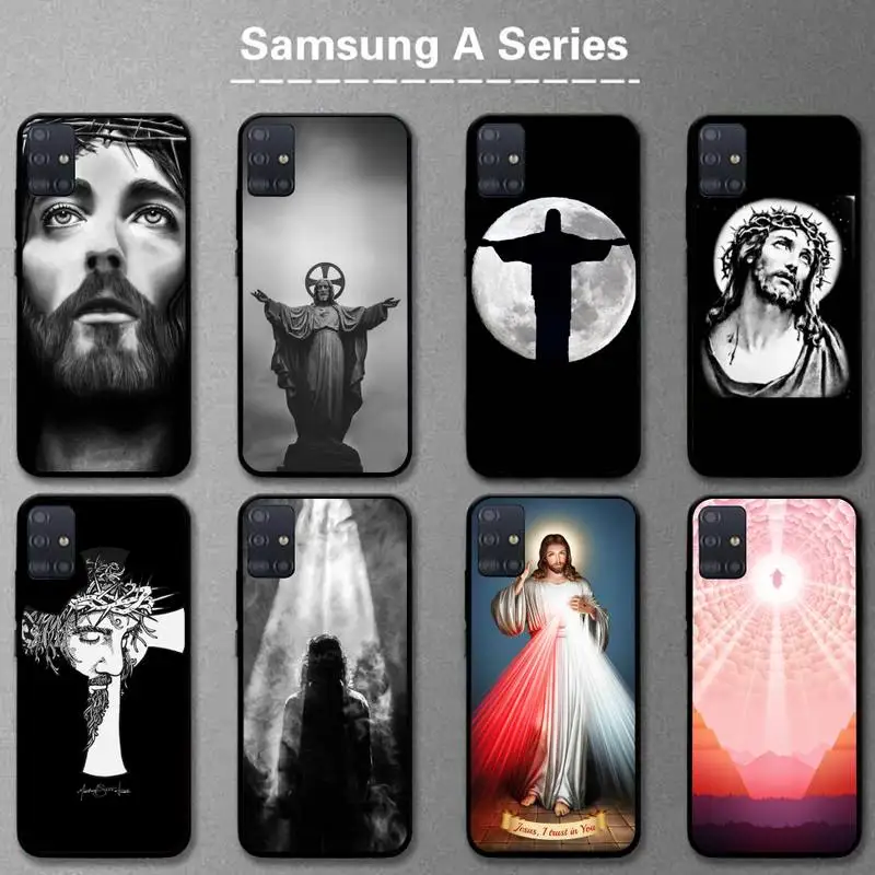 

Guscio Christian Jesus Phone Case For Samsung A6 A7 A8 A10 A11 A20 A21 A30 A31 A40 A50 A70 A80 A91 Plus S E Cover