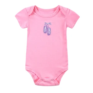 Боди детское хлопковое с коротким рукавом, комплект нижнего белья для новорожденных мальчиков и девочек