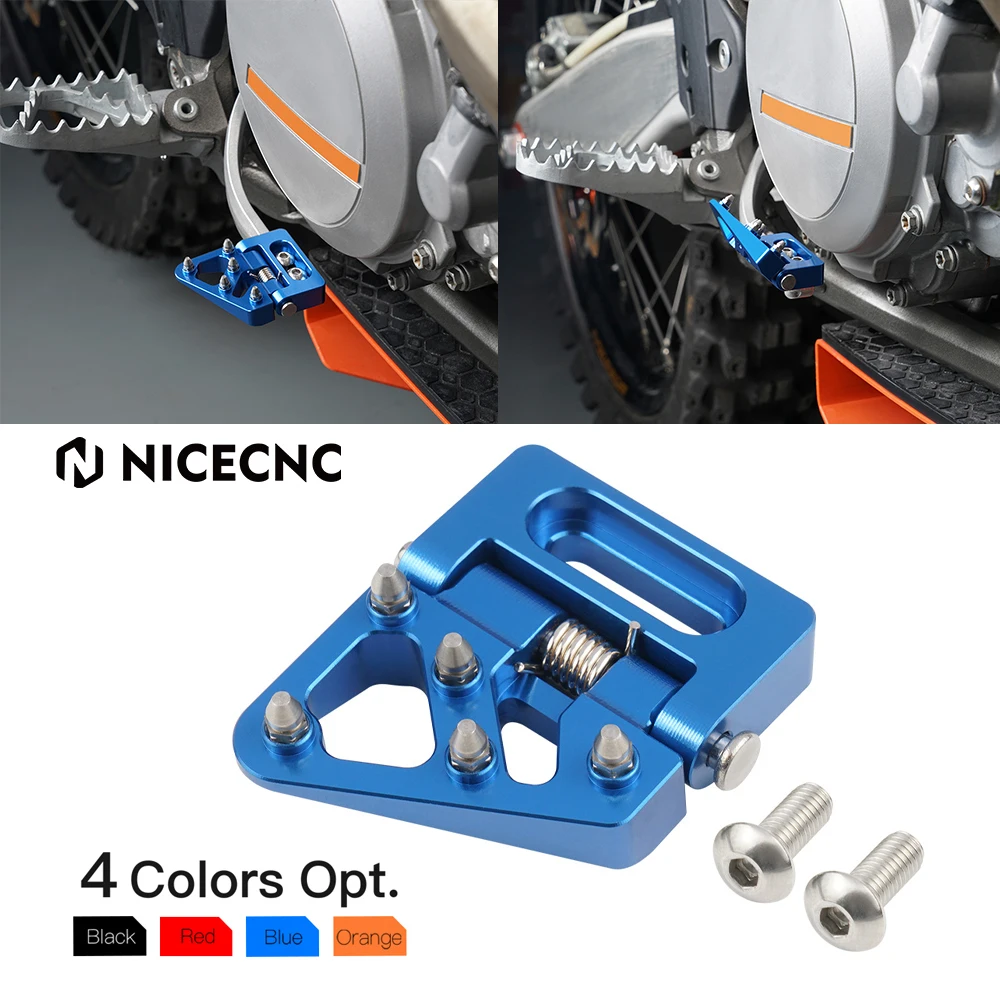 

NICECNC For Husaberg Husqvarna TC FC TE FE 125 150 200 250 300 350 400 450 501 S 701 ENDURO SUPERMOTO Brake Pedal Step Tip Plate