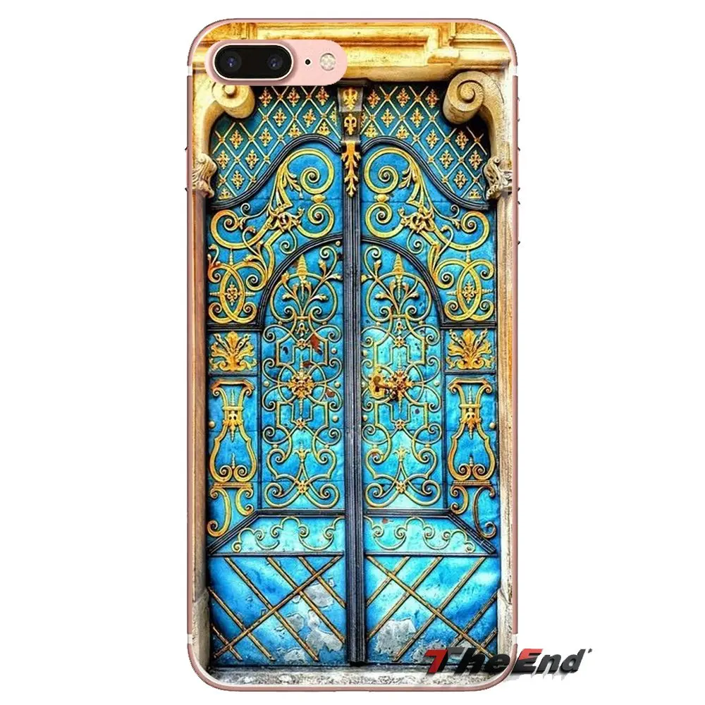 TPU Transparent Shell Cover For Samsung Galaxy S3 S4 S5 Mini S6 S7 Edge S8 S9 S10 Plus Note 3 4 5 8 9 Ethnic Russia doors Design |