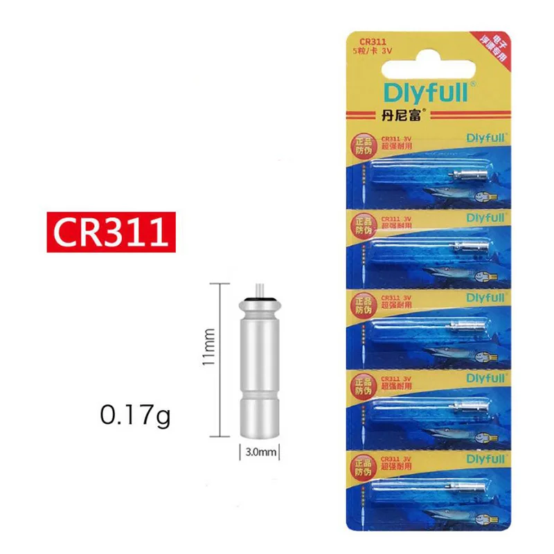 10 Pcs/Lot CR425 CR435 CR322 CR311 Fishing Float Battery Night Lithium Pin Cell Accessory F80 |