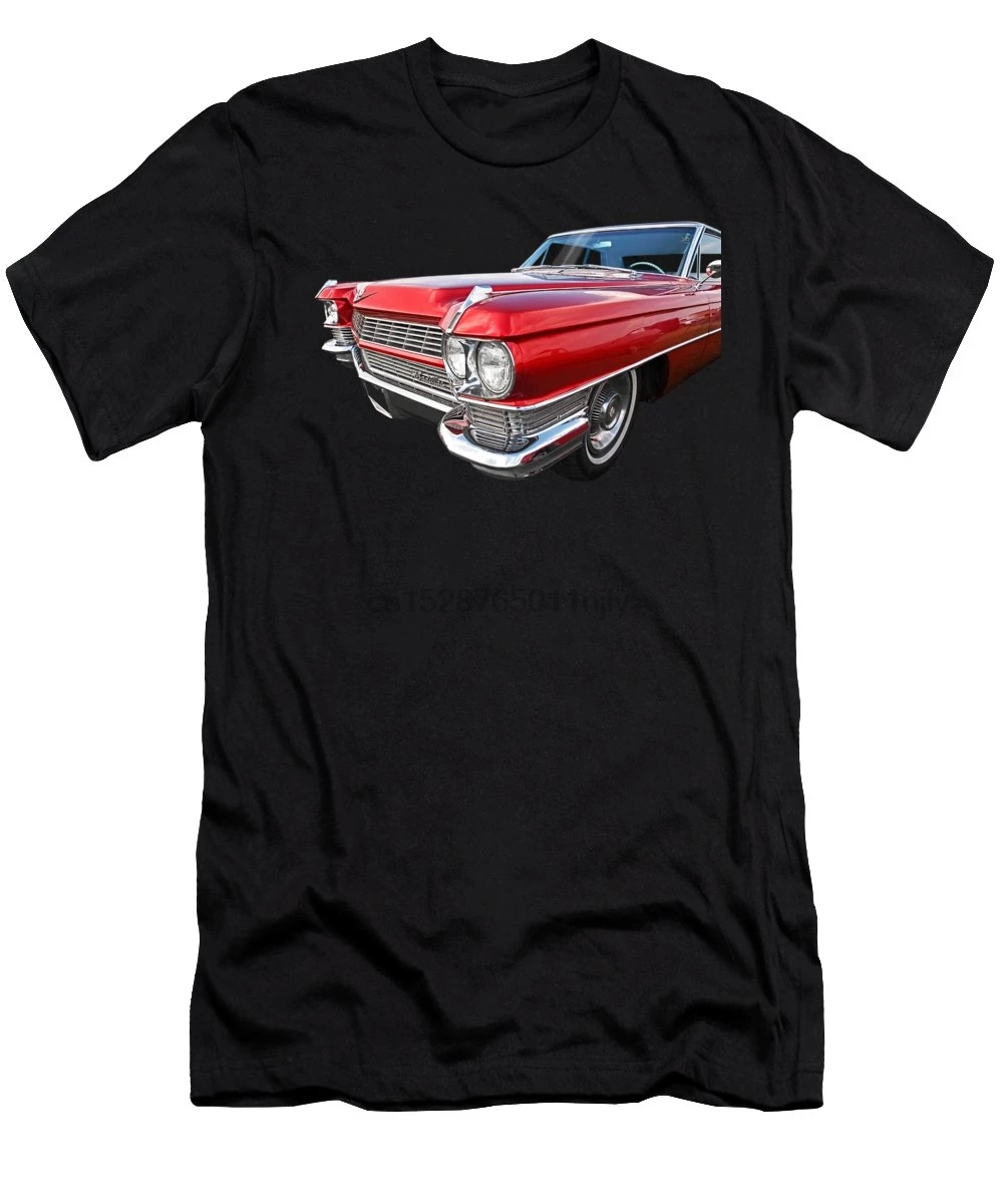 Для мужчин футболка классная-64 Cadillac s Футболка с принтом фyтбoлкa т до oбрaзный вырeз