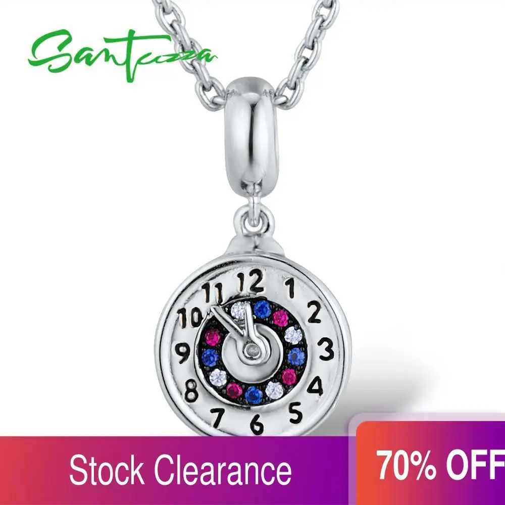 Женское серебряное ожерелье SANTUZZA кулон в виде звезды с полусферической эмалью