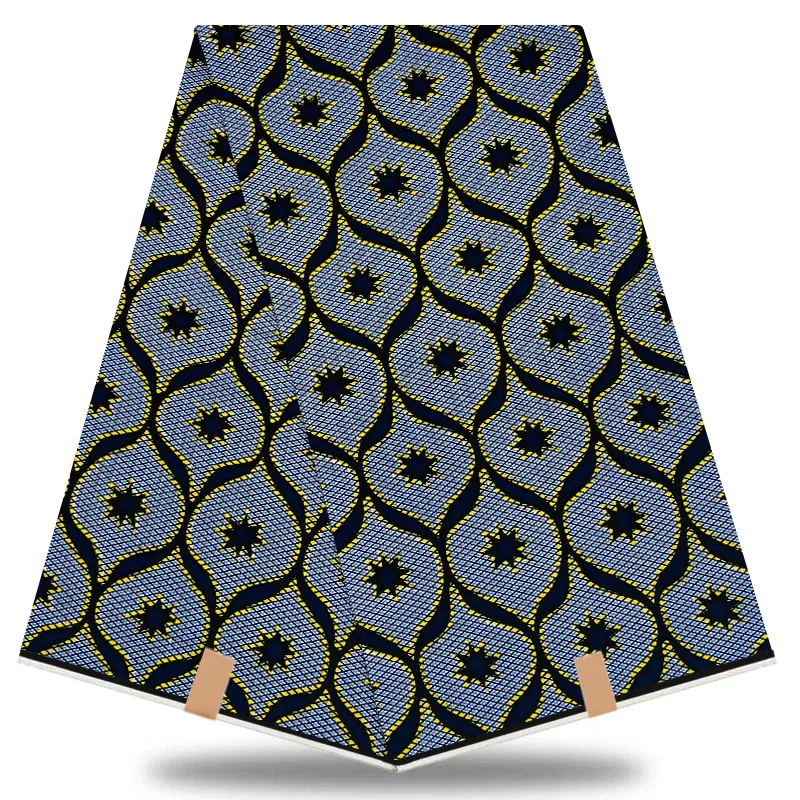 2021 latest fashion design very popular African Ankara real wax fabric 100% cotton soft Nigeria style for dress LY495 | Дом и сад