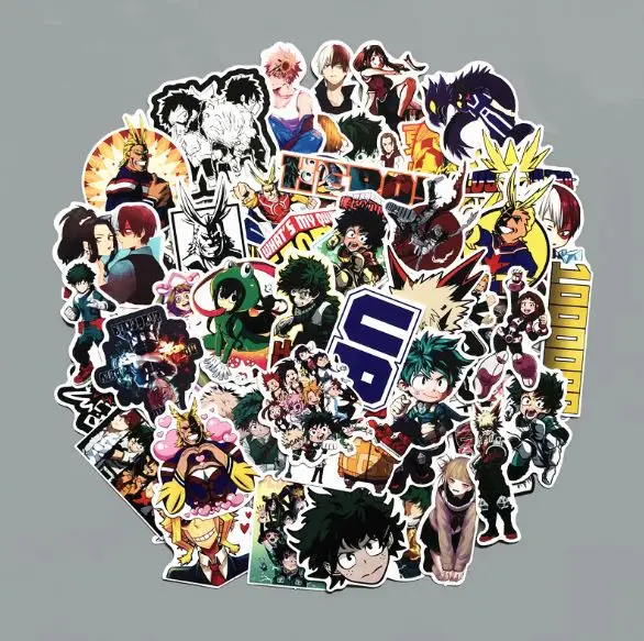 73 шт./компл. горячая Распродажа аниме мой герой академические стикеры Наклейка для телефона автомобиля