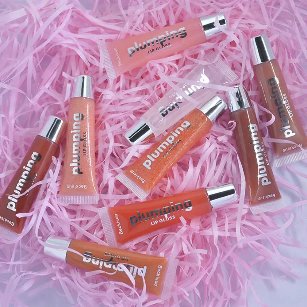 

Professional Shiny Vitamin E Mineral Oil Moisturizing Clear Tint Makeup Liquid Matte Gloss Lip Plumping Lipstick Vol P5Z7