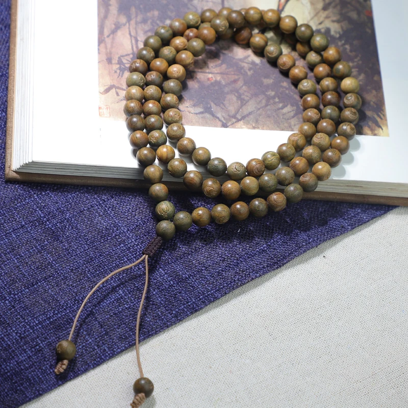 

Sandalwood (99 Beads) Rosary 8mm Moon Star Beads Bracelet Necklace Prayer Islamic Religious Eid Mubarak Gift