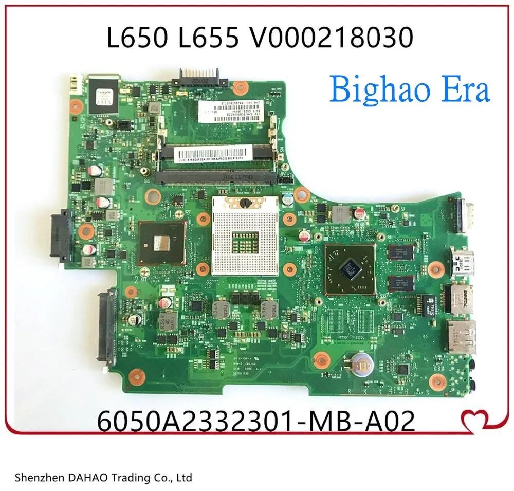 

6050A2332402-MB-A02 For Toshiba Satellite L650 L655 Laptop Motherboard With HD4500 GPU V000218130 V000218140 V000218030 100% OK