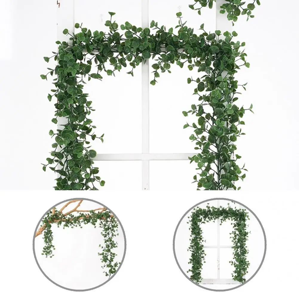 

Long Lasting Plastic Artificial Rattan Garland Plant for Photography