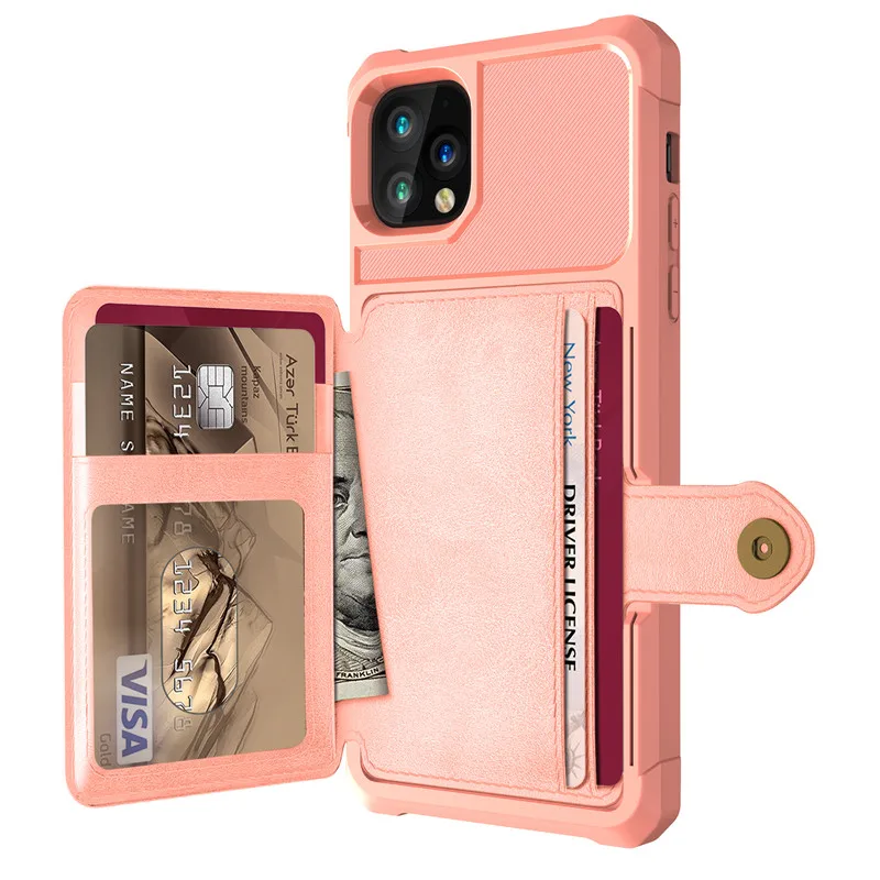 Pink Премиальный кожаный чехол-книжка чехол для iPhone 11/XI XS Max XR 6 7 8 Plus TPU противоударный чехол для телефона Беспроводная зарядка автомобильный Магнитный чехол - Цвет: Pink