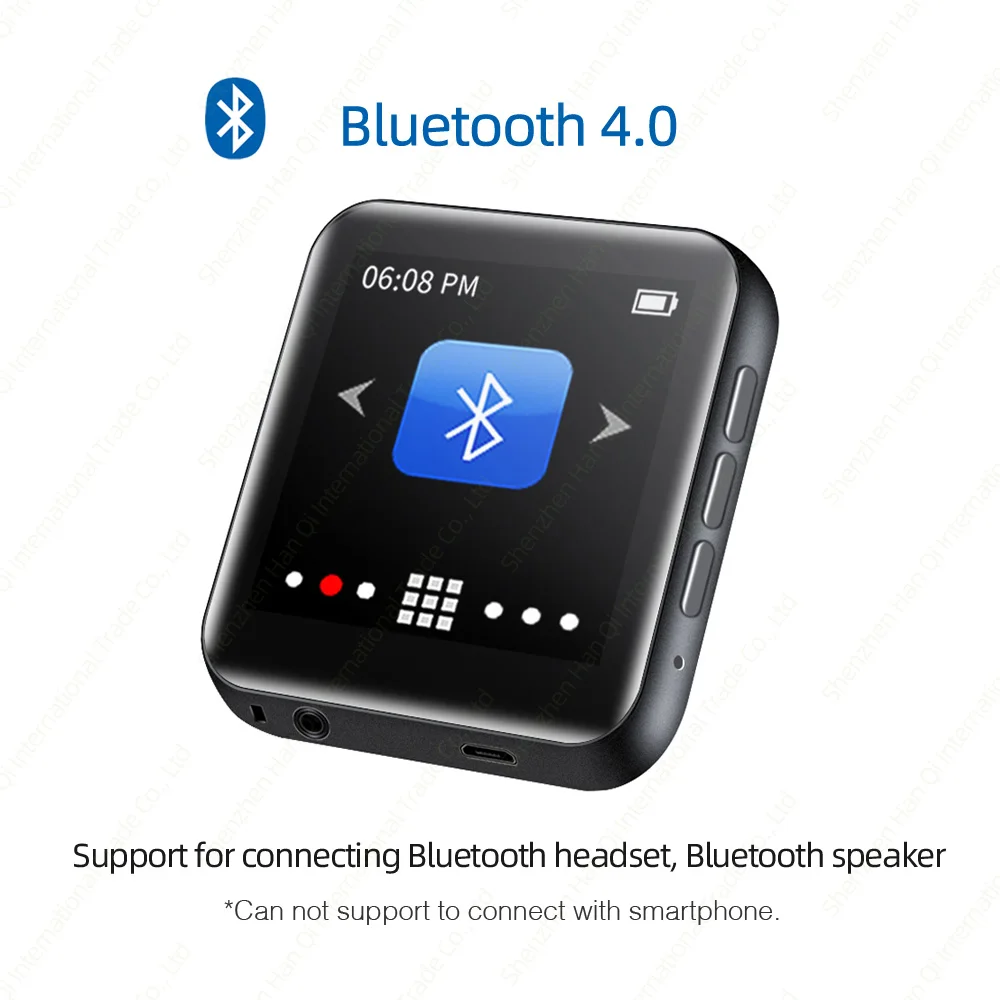 Портативный mp3-плеер RUIZU A02 M4 Bluetooth 4 0 с полным сенсорным экраном колонками и
