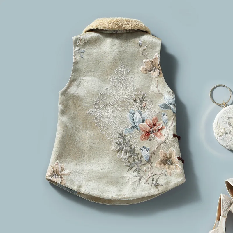 Женский жакет-Ципао H.RON G.X зимний жакет в традиционном китайском стиле Ципао