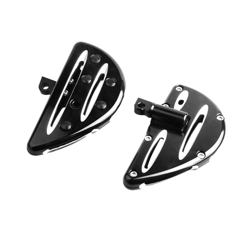 Подножка водителя мотоцикла для ног, подножка водителя для Harley Touring Softail Dyna Street Road Glide FLH FLST - Цвет: Rear Floorboard