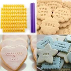 1 Набор сделай сам, пресс для выпечки букв и цифр, штамп, резак, форма для помадки, формы для выпечки тортов, инструменты для печенья, алфавита, штампы для кухни