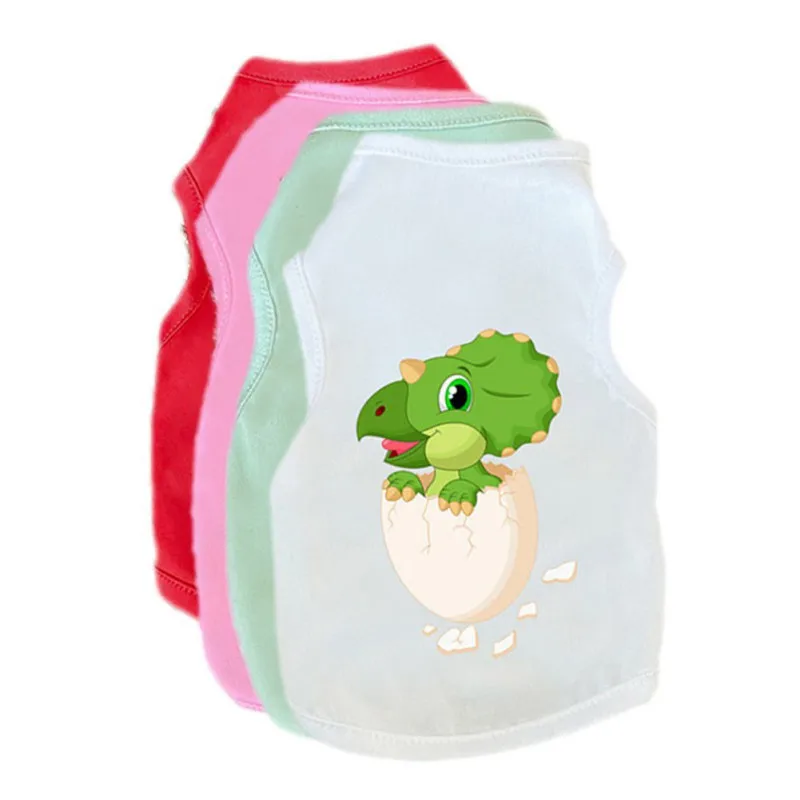 

Summer Print Pet T-shirt Sleeveless Pet Vest For Small Medium Dogs Chihuahua Vest Shirts Pet Supplies