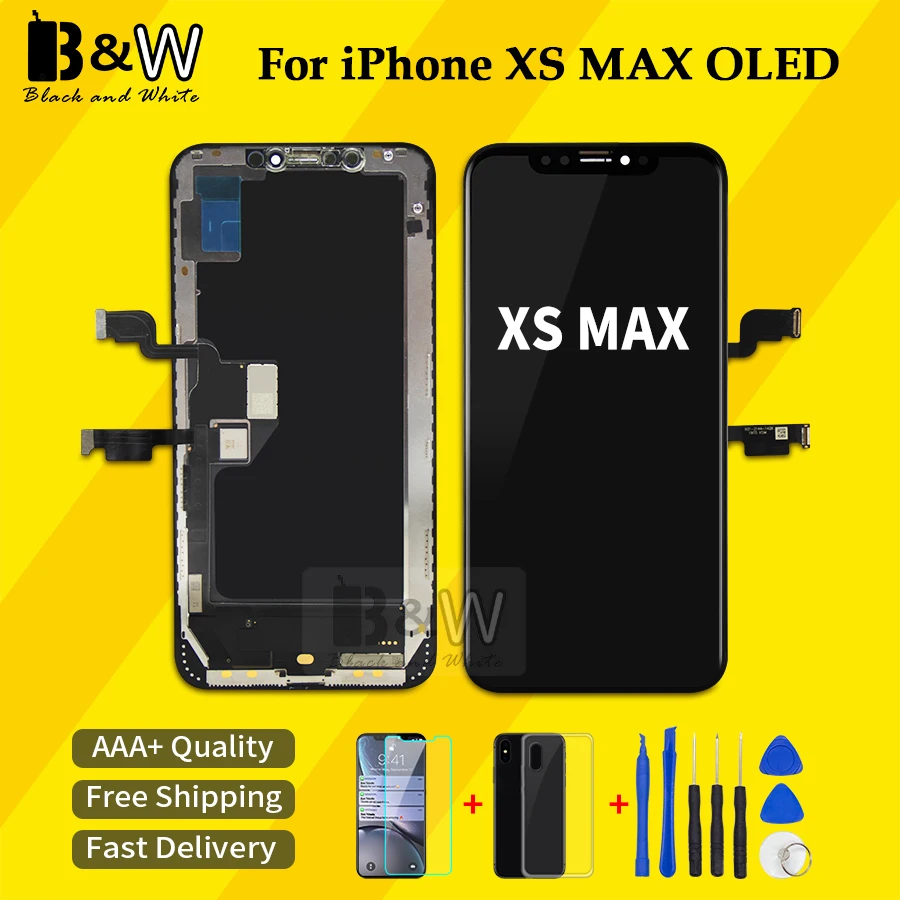Pantalla OEM para iPhone XS MAX, sin píxeles muertos, alta calidad AAA +++, OLED de 6,5 pulgadas