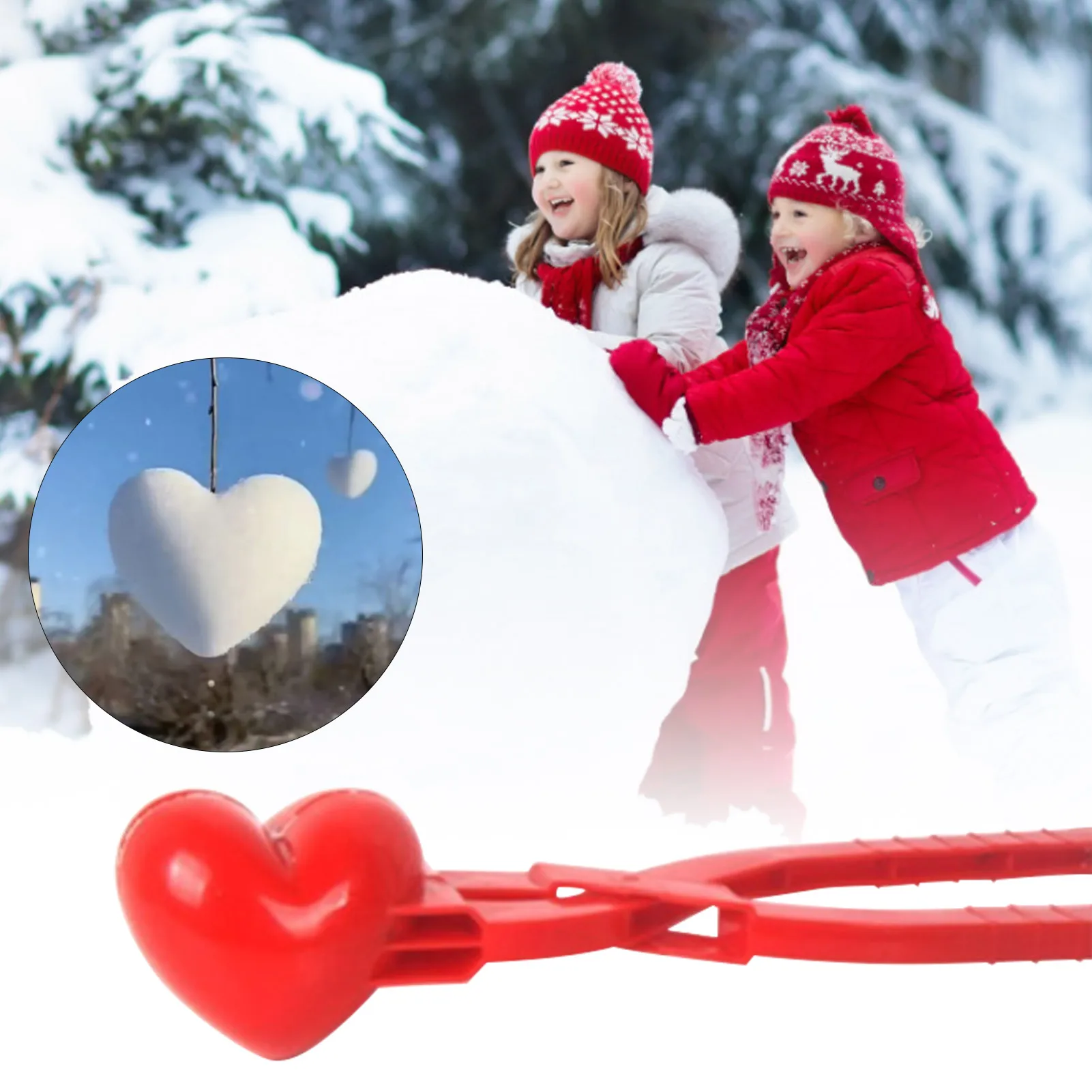 

Snowball Clip Reusable Toy With Handle For Children Outdoor Children Playing With Snow Toys Parent-child Interactive Game