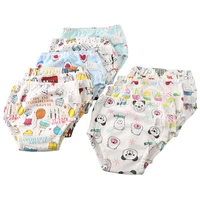 happyflute 6layer cotton cloth diaper 9 17kg kids breathable reusable baby pants training underwear unisex nappy