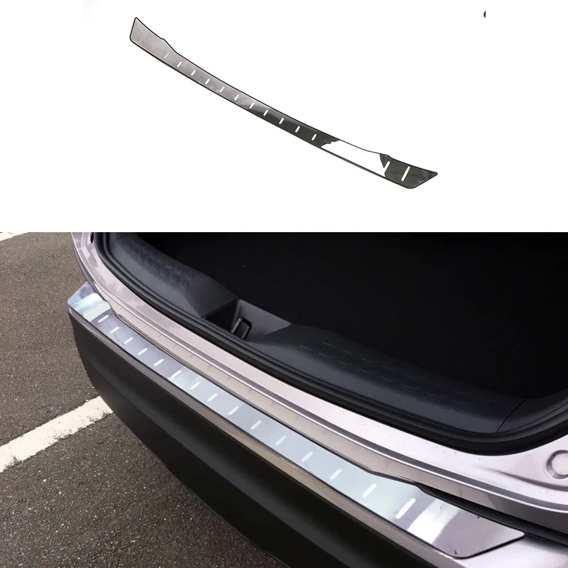 

Stainless steel Ultra-Thin Rear Door Bumper Protector Guard Plate Cover Decoration Trim For Toyota C-HR 2016 2017 2018 2019