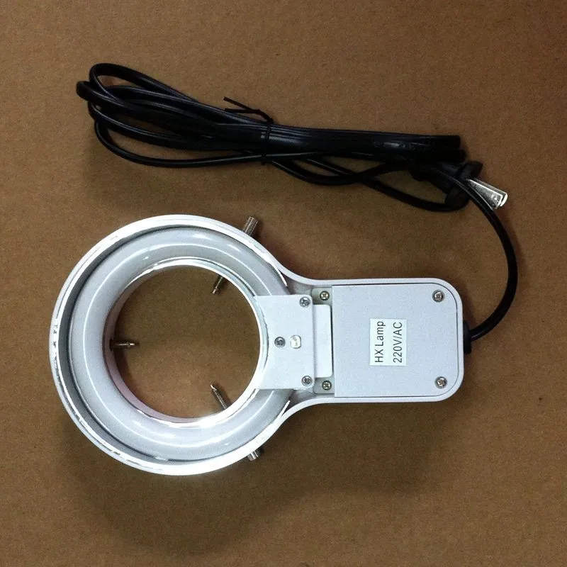 

8 Вт 110 В/220 В люминесцентная кольцевая лампа для подсветки микроскопа верхний источник света 64 мм для бинокулярного тринокулярного микроскопа