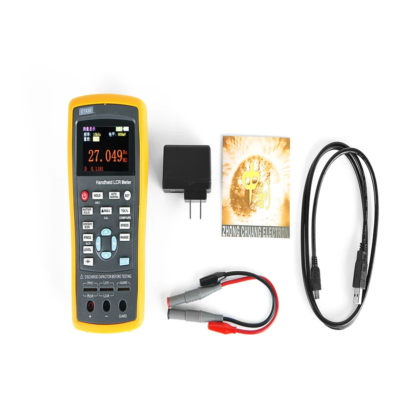 

ET1080C Portable dc resistance test LCR meter