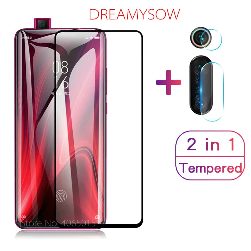 2 в 1 закаленное стекло для Xiao mi Red mi K20 pro mi 9T Pro mi 9T защитное стекло на для Red mi 7A Note7 Pro Защитная пленка для камеры