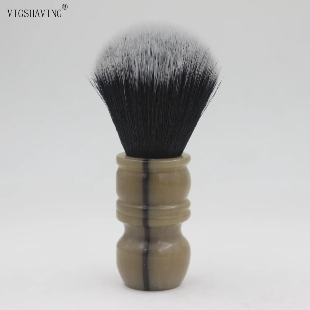 Красочная полимерная ручка черный синтетический ворс тонкая кисть для бритья|shaving brush|synthetic hair shaving brushshaving brush