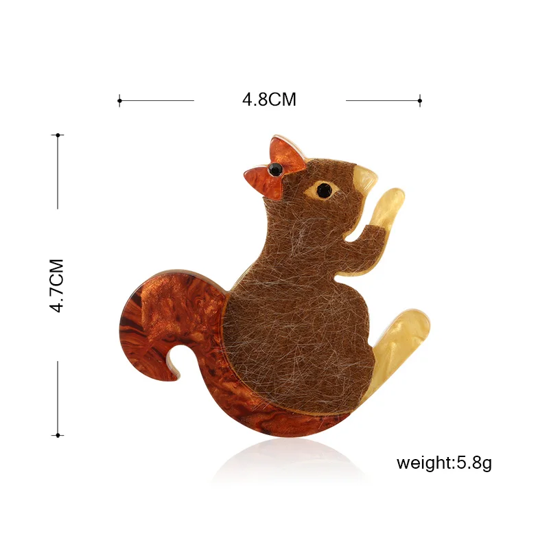 Blucome Изысканная брошь БелКА акриловая искусственная лошадь градом корсаж для