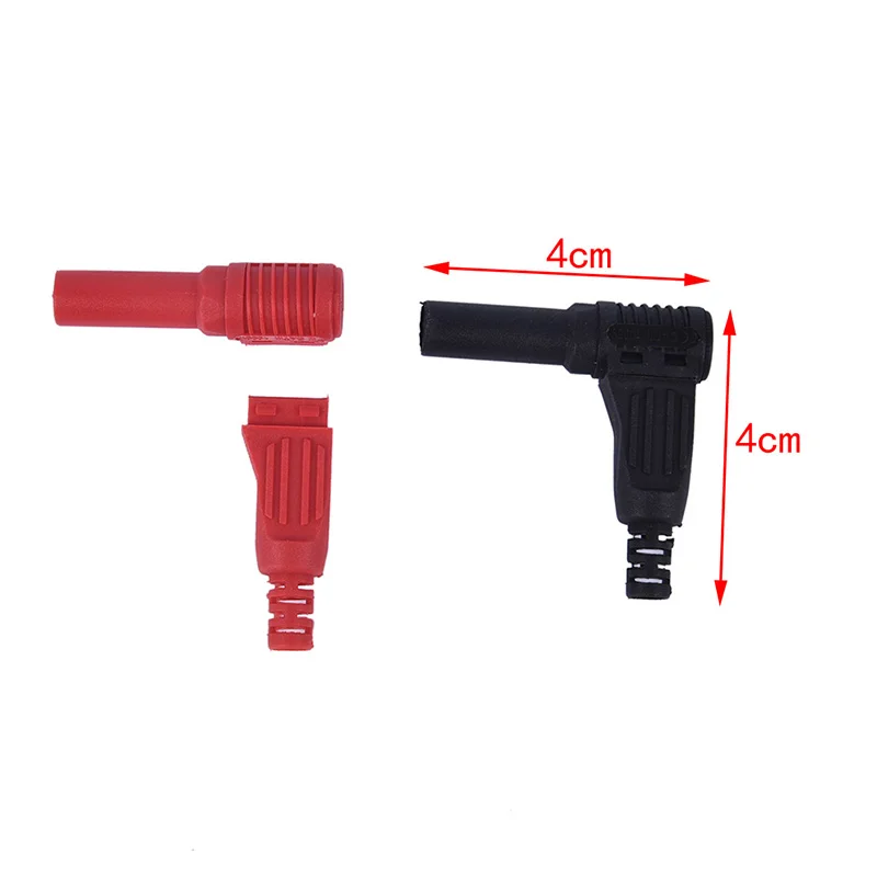 2 шт./пара 4 мм штекер прямоугольный изоляционный провод разъемы типа сделай сам
