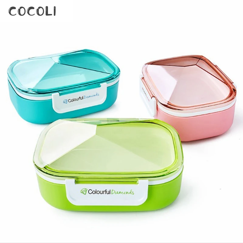Ланч бокс Diamond thermal Comida Snack Bento Microwavable Кухонный Контейнер для хранения еды