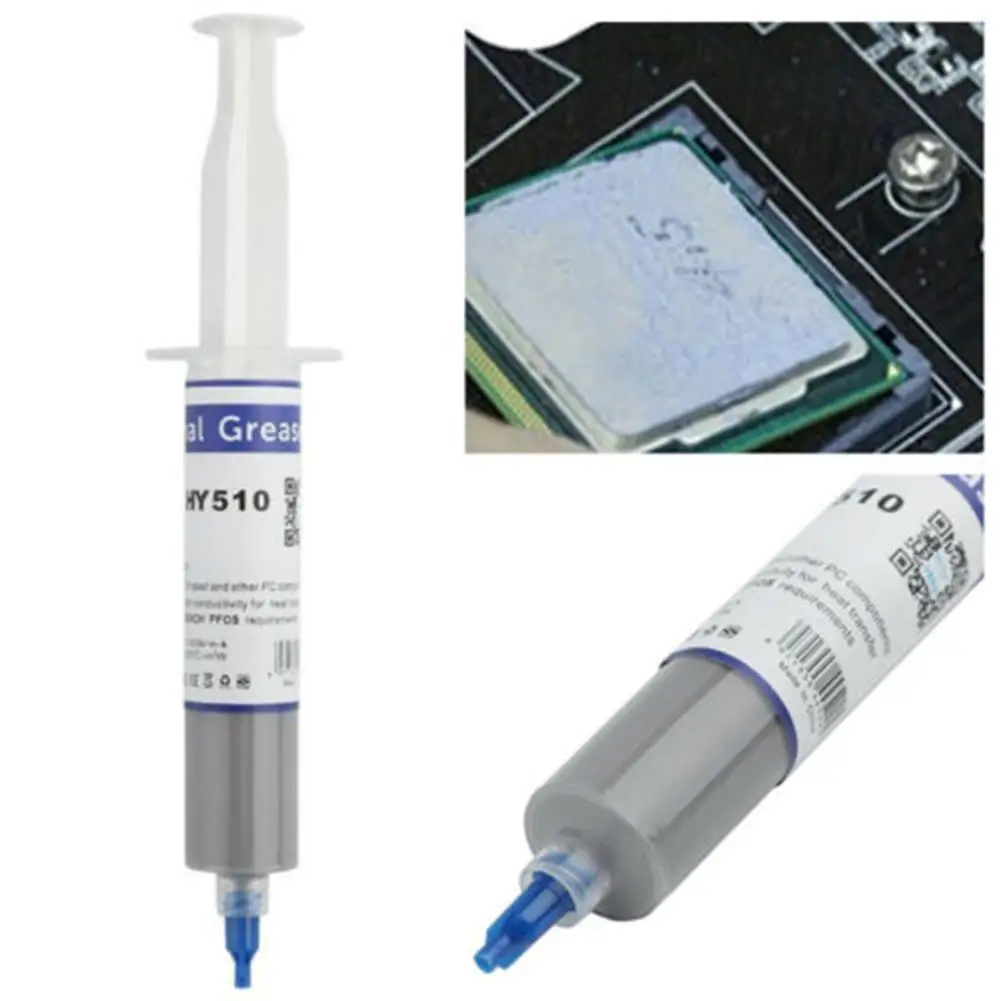 

30G Large Syringe Thermal Conductive Silica Gel Thermal CPU Graphics Thermal For Computer Paste Grease Chip J5A4