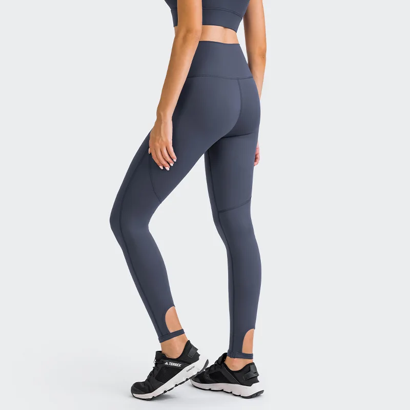 ZenYoga 27 High Rise Step-on Foot Yoga Pants Fitness Tights Women Stretch  Naked Feel Workout Gym Sport Foot Leggings XS-XL - купить по выгодной цене  | AliExpress