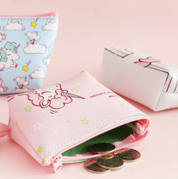 Вместительная многофункциональная косметичка в виде единорога дорожная Сумочка