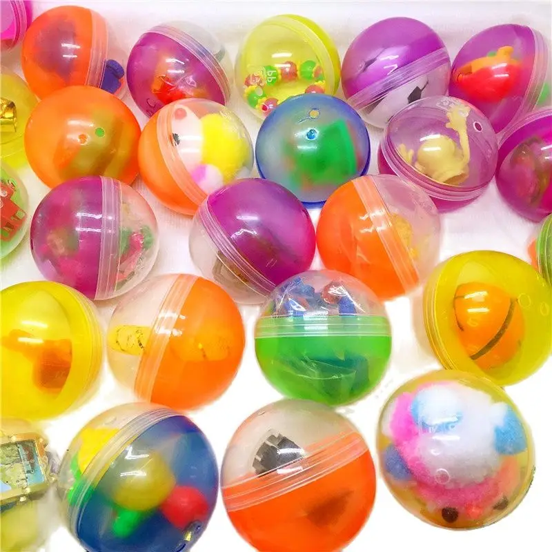 Пластиковые цветные шарики диаметром 50 мм 10 шт./компл. капсулы игрушки с