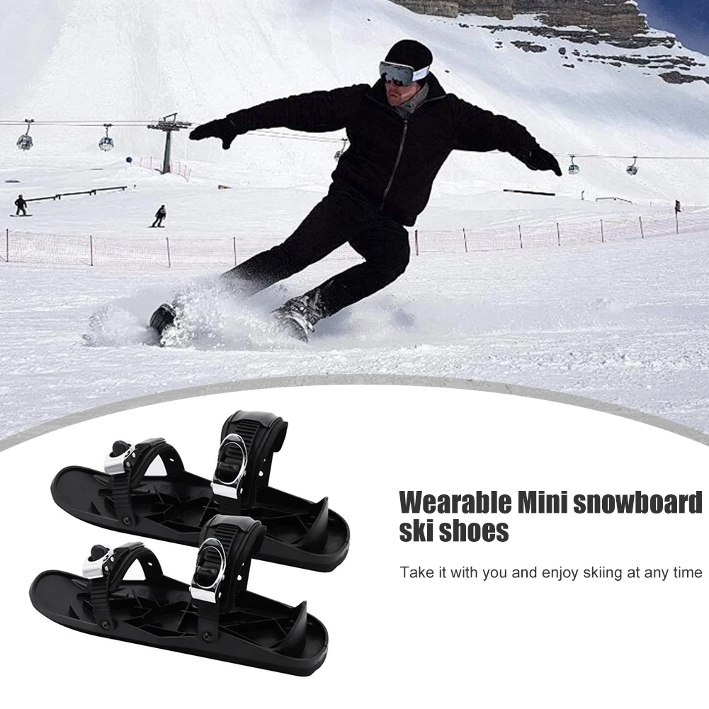 

1 пара зимних лыжных коньков унисекс, обувь для скейтборда, сноуборда, мини-сноуборды, коньки для спорта на открытом воздухе, катания на лыжа...