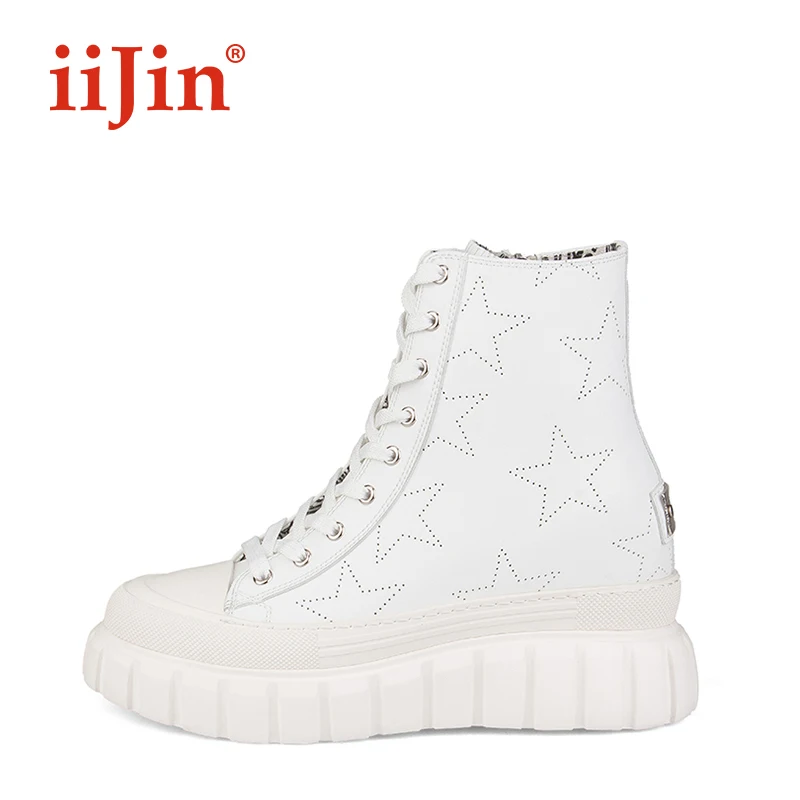 

Official spring 2021 fashion high-top increased thick-soled lightweight casual shoes women female sneaker zapatillas de deporte