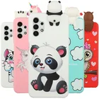 A12 A52 чехол для Samsung A12 чехол для телефона для Samsung Galaxy A 12 A32 A42 A52 A72 5G Чехлы 3D панда Мягкий силиконовый чехол