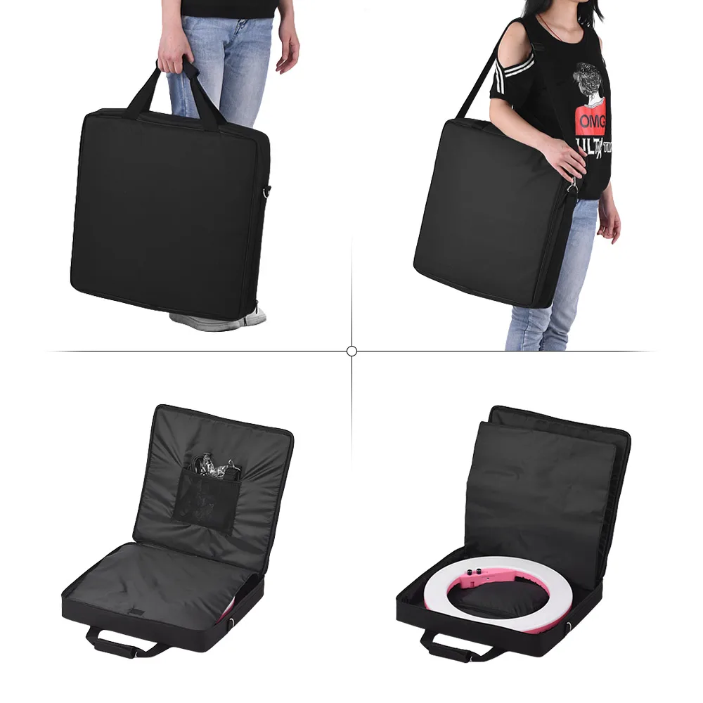 Светодиодный кольцевой светильник Andoer 18 дюймов встроенная лампа 80 Вт 3200K-5800K