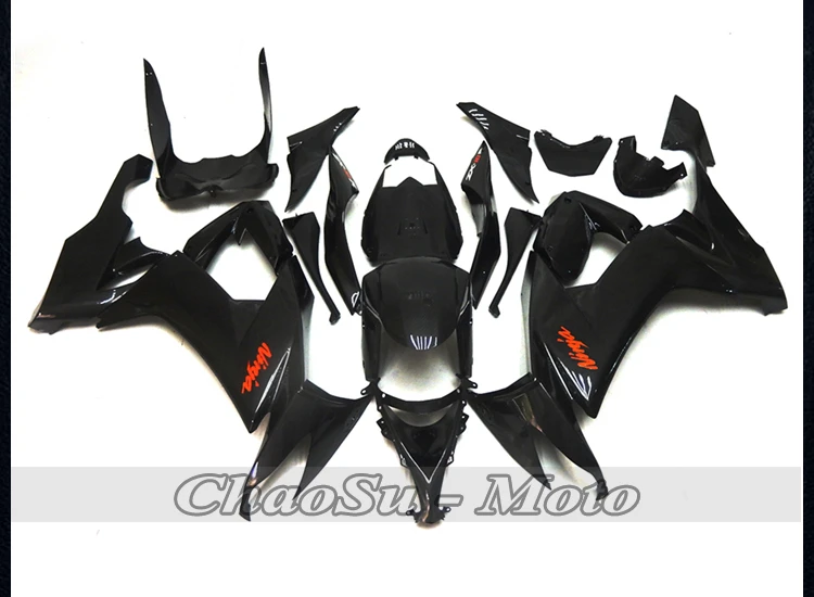 ZX 10R черный зеленый белый цвет комплект обтекателей полное покрытие АБС пластик